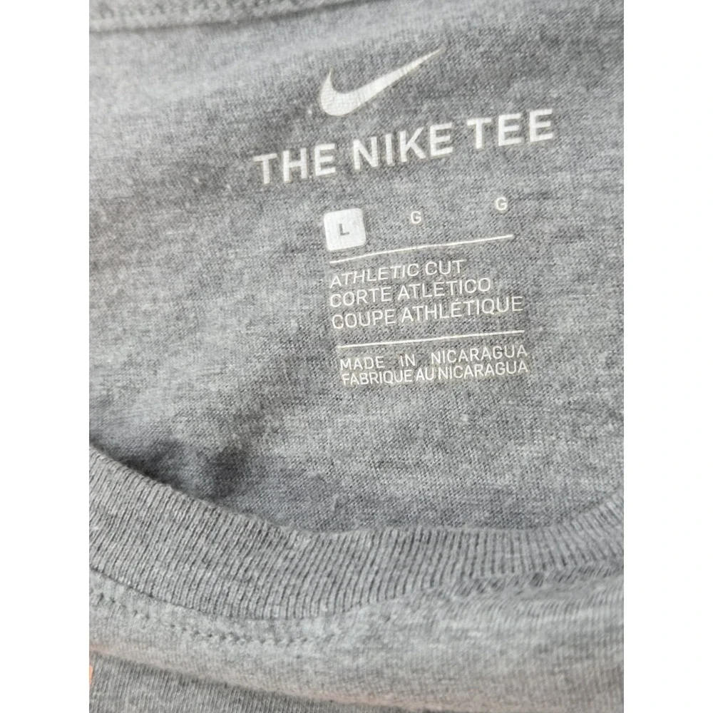 Nike Men Large Grey Long Sleeve Shirt USA Swimming Central Zone 2020 Graphic